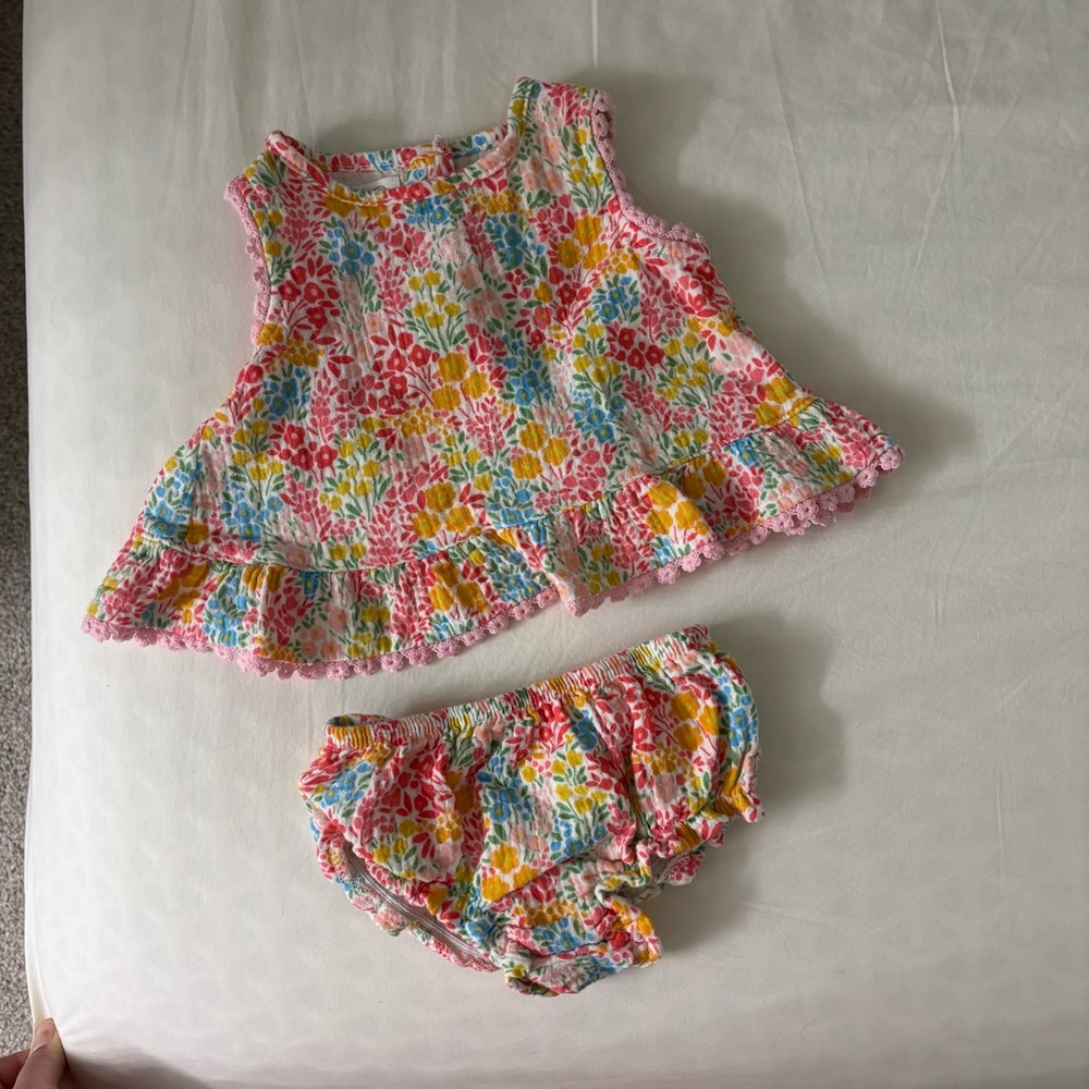 Mudpie Floral Tank and Bloomers Set